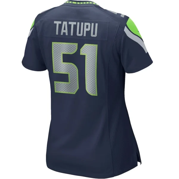 Lofa tatupu seattle seahawks nike womens game retired player jersey College navy L