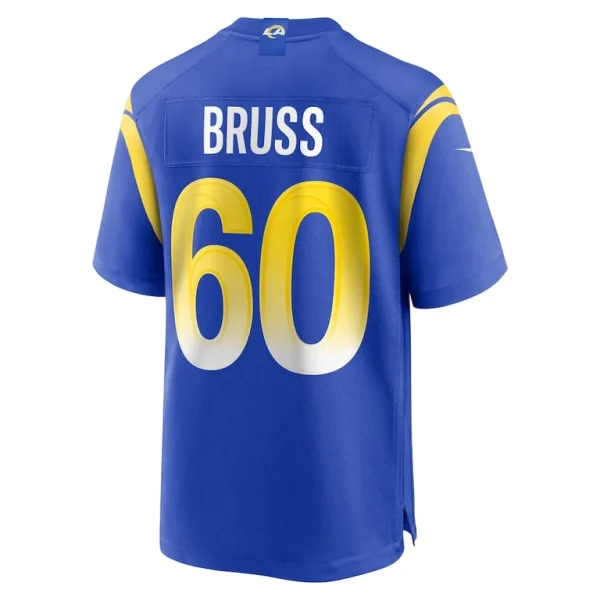 Logan bruss los angeles rams nike game player jersey Royal L