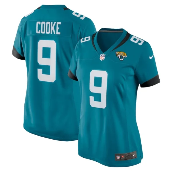 Logan cooke jacksonville jaguars nike womens game jersey Teal