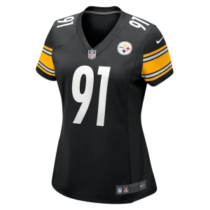 Logan lee pittsburgh steelers nike womens game jersey Black M