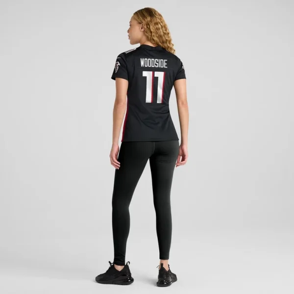 Logan woodside atlanta falcons nike womens team game jersey Black 2XL