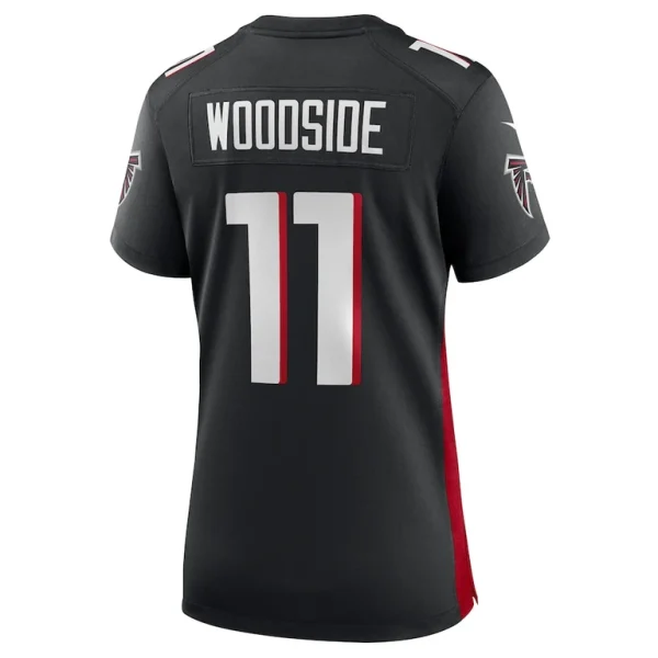 Logan woodside atlanta falcons nike womens team game jersey Black L