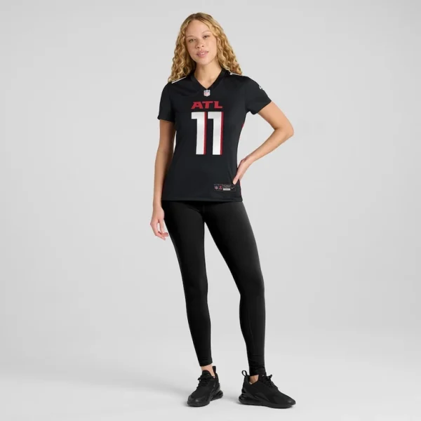 Logan woodside atlanta falcons nike womens team game jersey Black XL