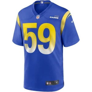 London fletcher los angeles rams nike game retired player jersey Royal M