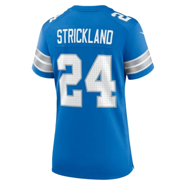Loren strickland detroit lions nike womens team game jersey Blue L