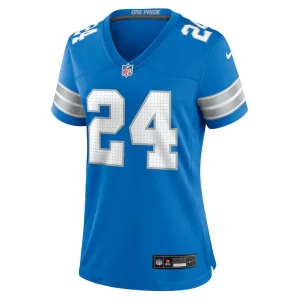Loren strickland detroit lions nike womens team game jersey Blue M