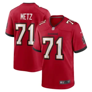 Lorenz metz tampa bay buccaneers nike game jersey Red