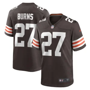 Lorenzo burns cleveland browns nike team game jersey Brown