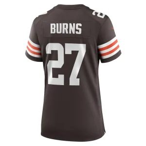 Lorenzo burns cleveland browns nike womens team game jersey Brown L