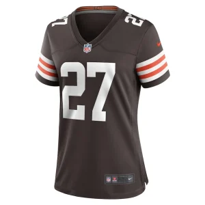Lorenzo burns cleveland browns nike womens team game jersey Brown M