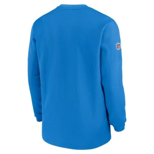 Los angeles chargers nike 2023 sideline throwback heavy brushed waffle long sleeve top Powder blue L