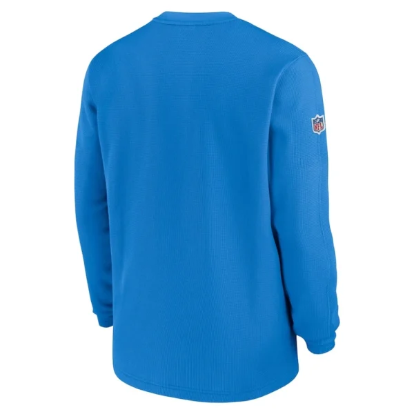 Los angeles chargers nike 2023 sideline throwback heavy brushed waffle long sleeve top Powder blue L