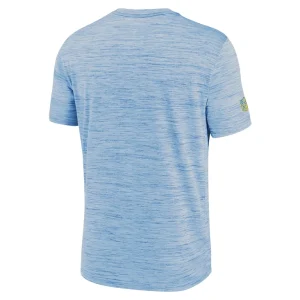 Los angeles chargers nike 2024 sideline velocity performance t shirt Powder blue L