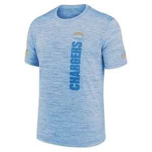 Los angeles chargers nike 2024 sideline velocity performance t shirt Powder blue M