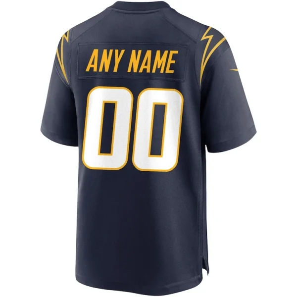 Los angeles chargers nike alternate custom game jersey Navy L