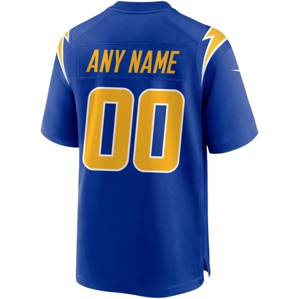 Los angeles chargers nike alternate custom game jersey Royal L
