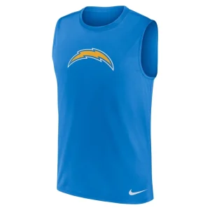 Los angeles chargers nike blitz legend muscle tank top Powder blue M