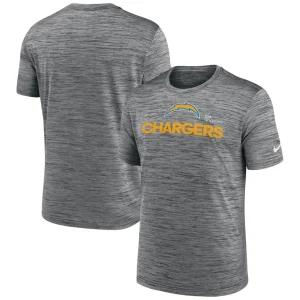 Los angeles chargers nike blitz velocity modern performance t shirt anthracite Multi