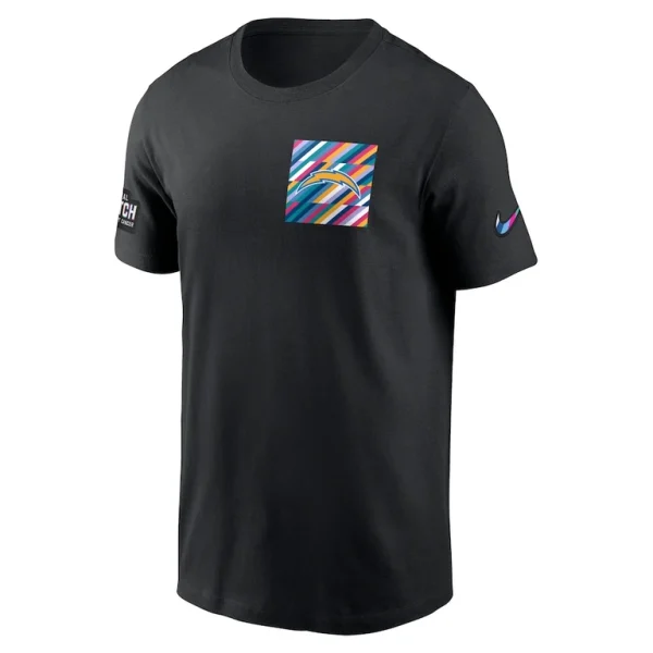 Los angeles chargers nike crucial catch sideline tri blend t shirt Black M