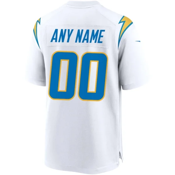 Los angeles chargers nike custom game jersey White L