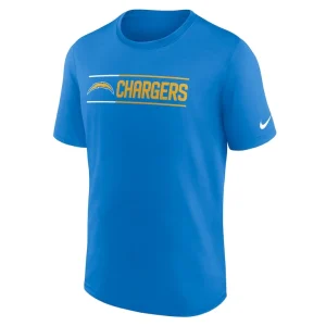 Los angeles chargers nike exceed performance t shirt Powder blue M
