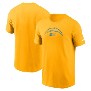 Los angeles chargers nike faded essential t shirt Gold