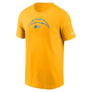 Los angeles chargers nike faded essential t shirt Gold M