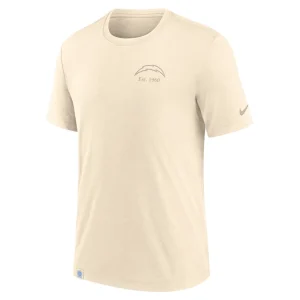 Los angeles chargers nike glory tri blend t shirt Cream M