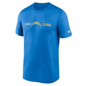 Los angeles chargers nike horizontal lockup legend t shirt Powder blue M