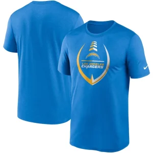 Los angeles chargers nike icon legend performance t shirt Powder blue