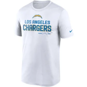 Los angeles chargers nike legend community performance t shirt White M