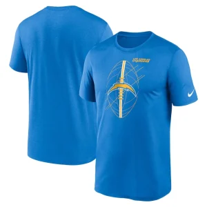 Los angeles chargers nike legend icon performance t shirt Powder blue