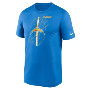 Los angeles chargers nike legend icon performance t shirt Powder blue M