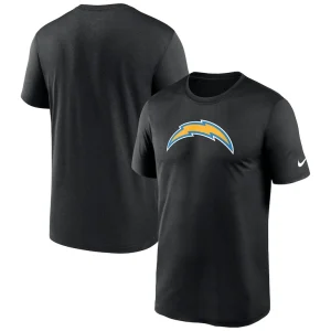 Los angeles chargers nike legend logo performance t shirt Black