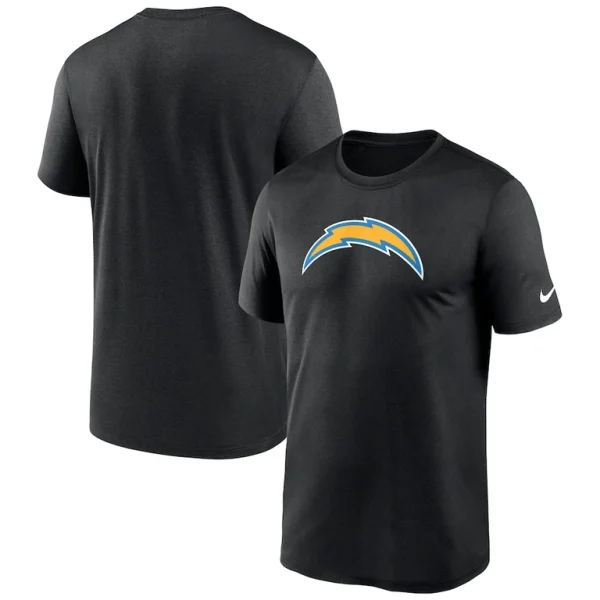 Los angeles chargers nike legend logo performance t shirt Black
