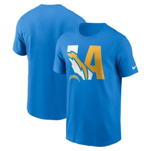Los angeles chargers nike local essential t shirt Powder blue