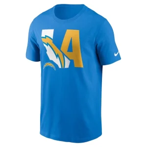 Los angeles chargers nike local essential t shirt Powder blue M