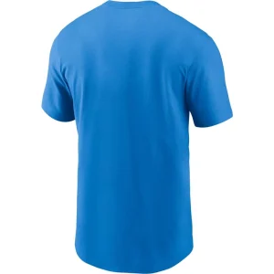 Los angeles chargers nike lockup essential t shirt Powder blue L