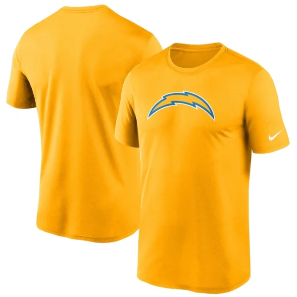 Los angeles chargers nike logo essential legend performance t shirt Gold