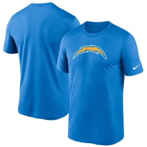 Los angeles chargers nike logo essential legend performance t shirt Powder blue