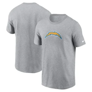 Los angeles chargers nike logo essential t shirt Gray