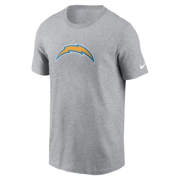 Los angeles chargers nike logo essential t shirt Gray M