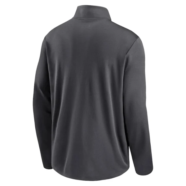 Los angeles chargers nike logo pacer performance half zip jacket anthracite Multi L
