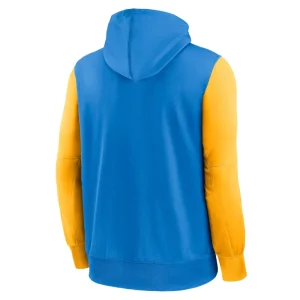Los angeles chargers nike performance full zip hoodie Powder blue L