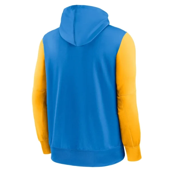 Los angeles chargers nike performance full zip hoodie Powder blue L