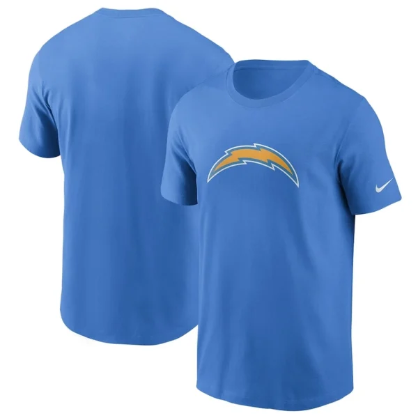 Los angeles chargers nike primary logo t shirt Powder blue