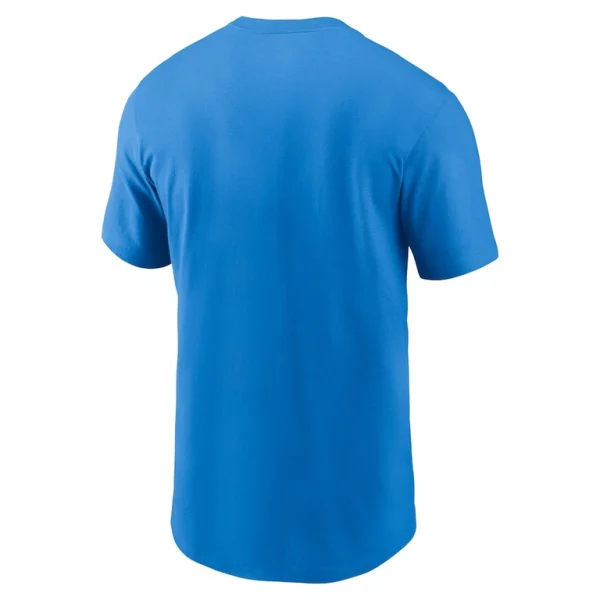 Los angeles chargers nike primetime wordmark essential t shirt Powder blue L