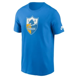 Los angeles chargers nike rewind logo essential t shirt Powder blue M