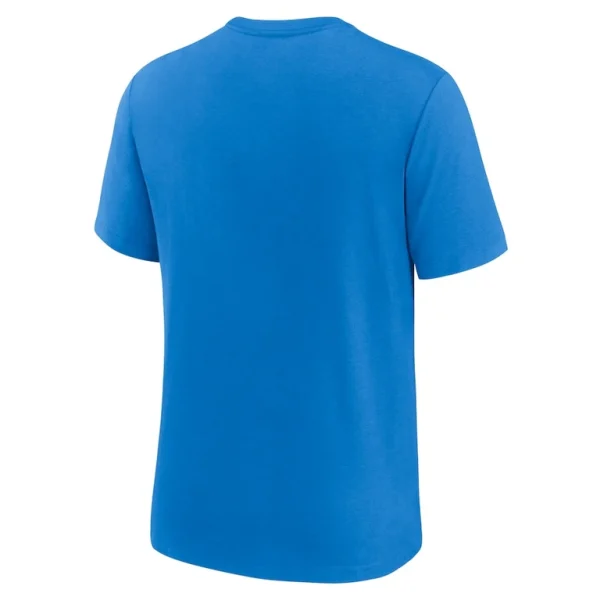 Los angeles chargers nike rewind logo tri blend t shirt Powder blue L