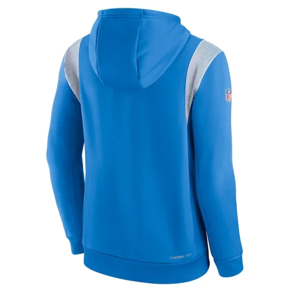 Los angeles chargers nike sideline athletic stack performance pullover hoodie Powder blue L
